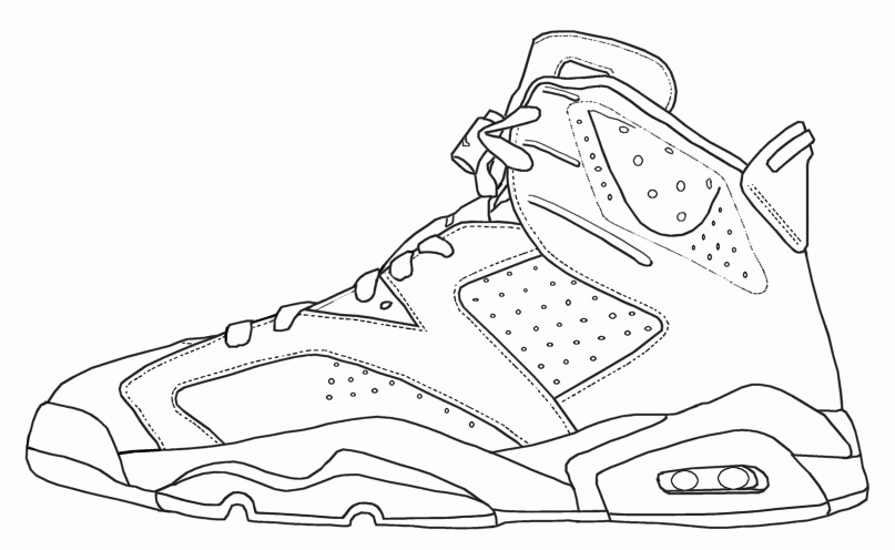 Free jordan shoe coloring pages download free jordan shoe coloring pages png images free cliparts on clipart library