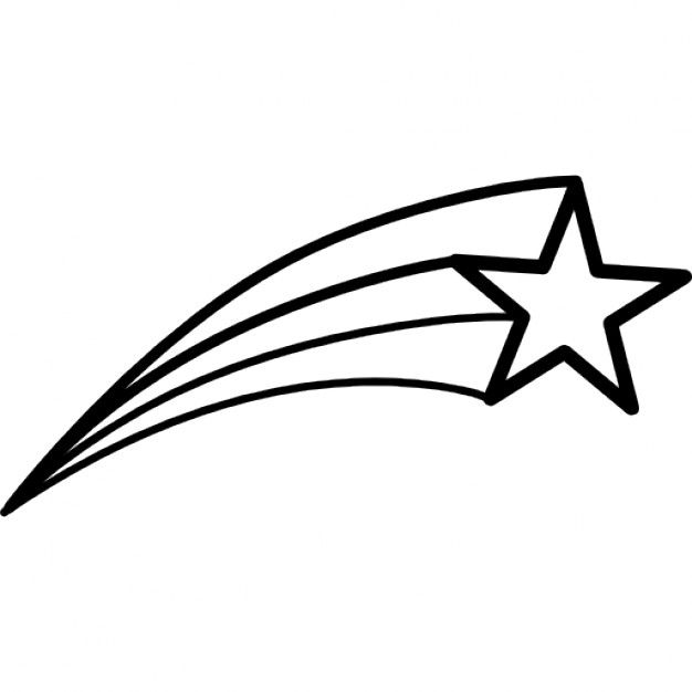 Free icon shooting star star coloring pages shooting star drawing shooting stars