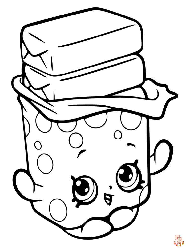 Shopkins coloring pages