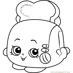 Shopkin coloring pages for kids