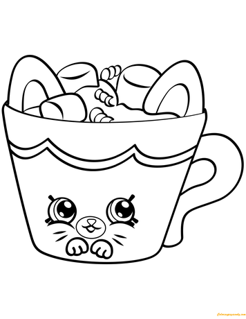 Shopkins coloring pages