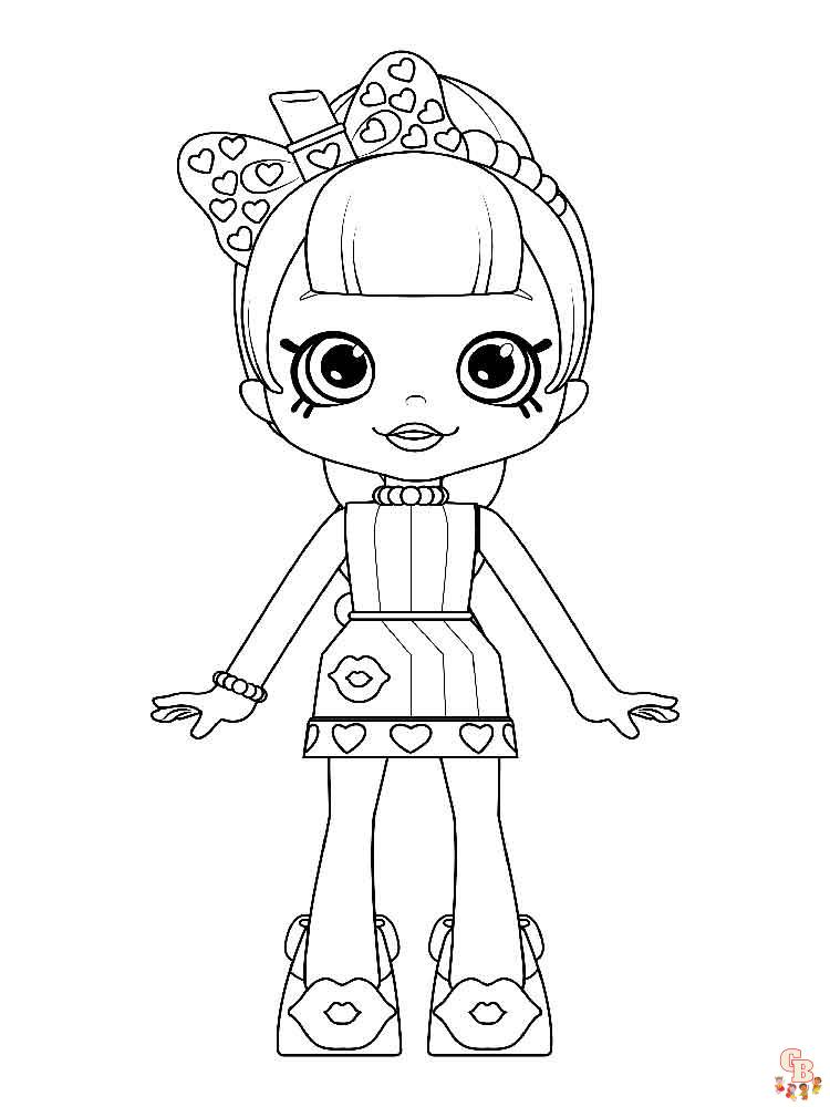 Shopkins coloring pages