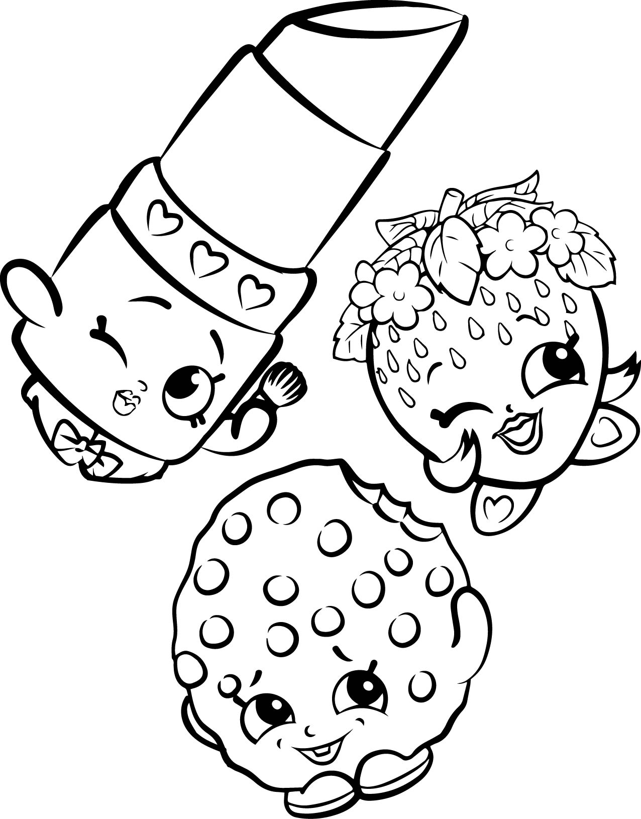 Shopkins coloring pages