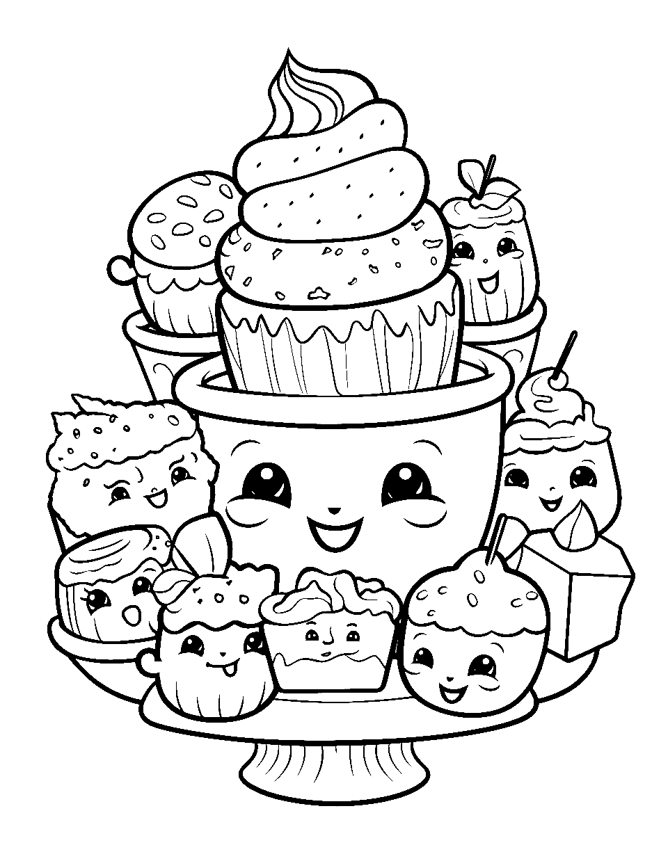 Shopkins coloring pages free printable sheets