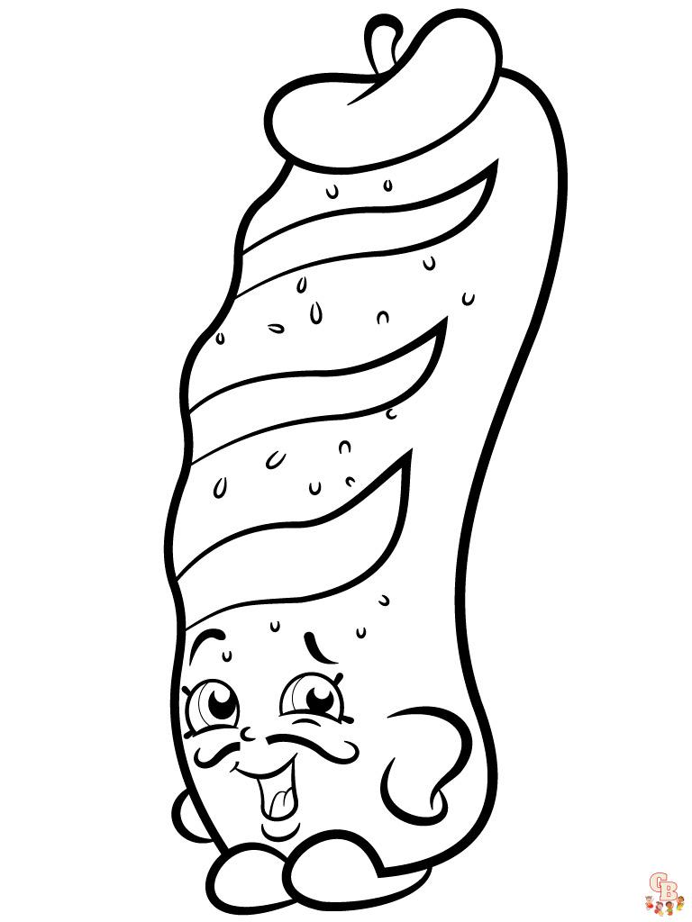 Shopkins coloring pages