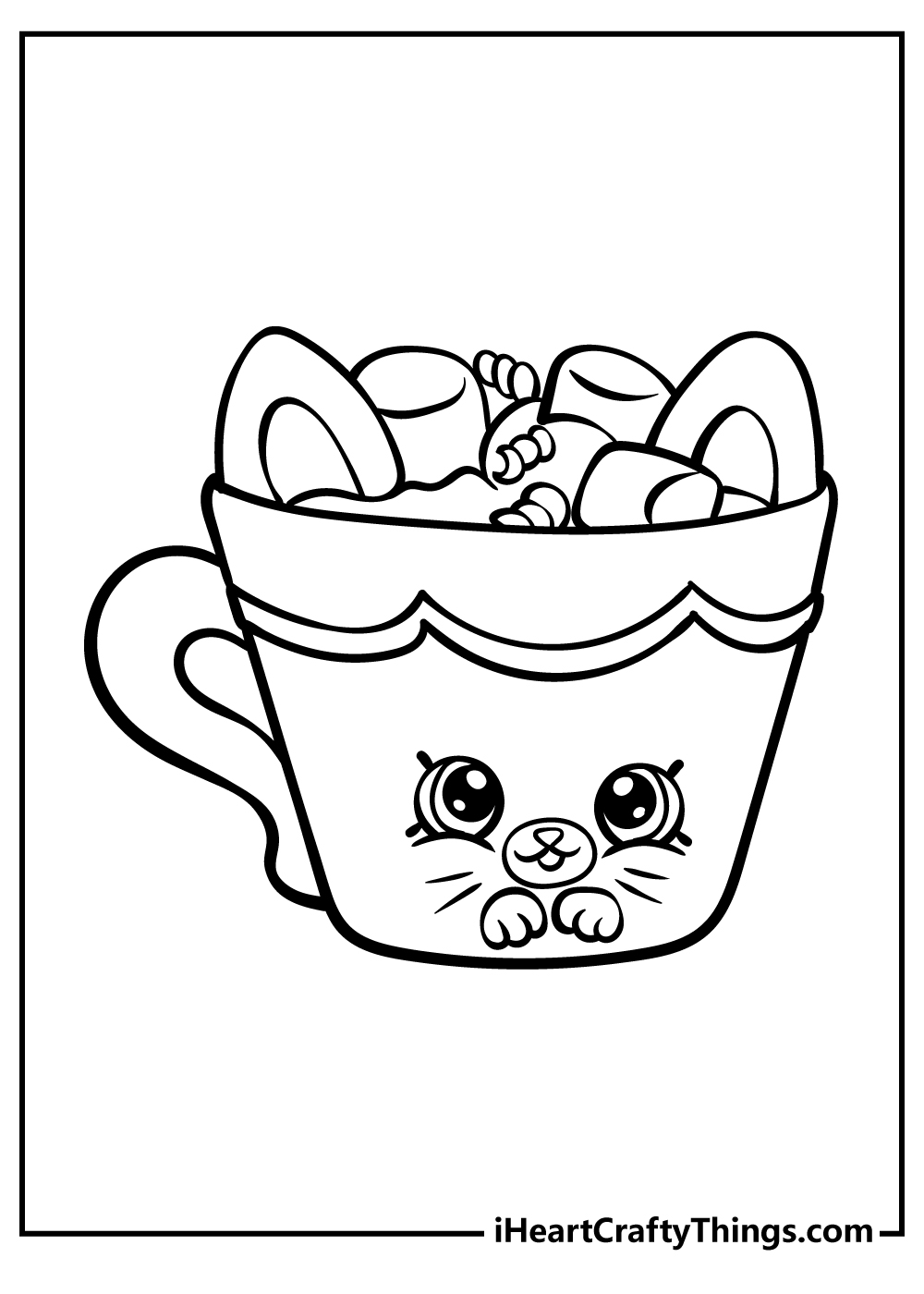 Shopkins coloring pages free printables