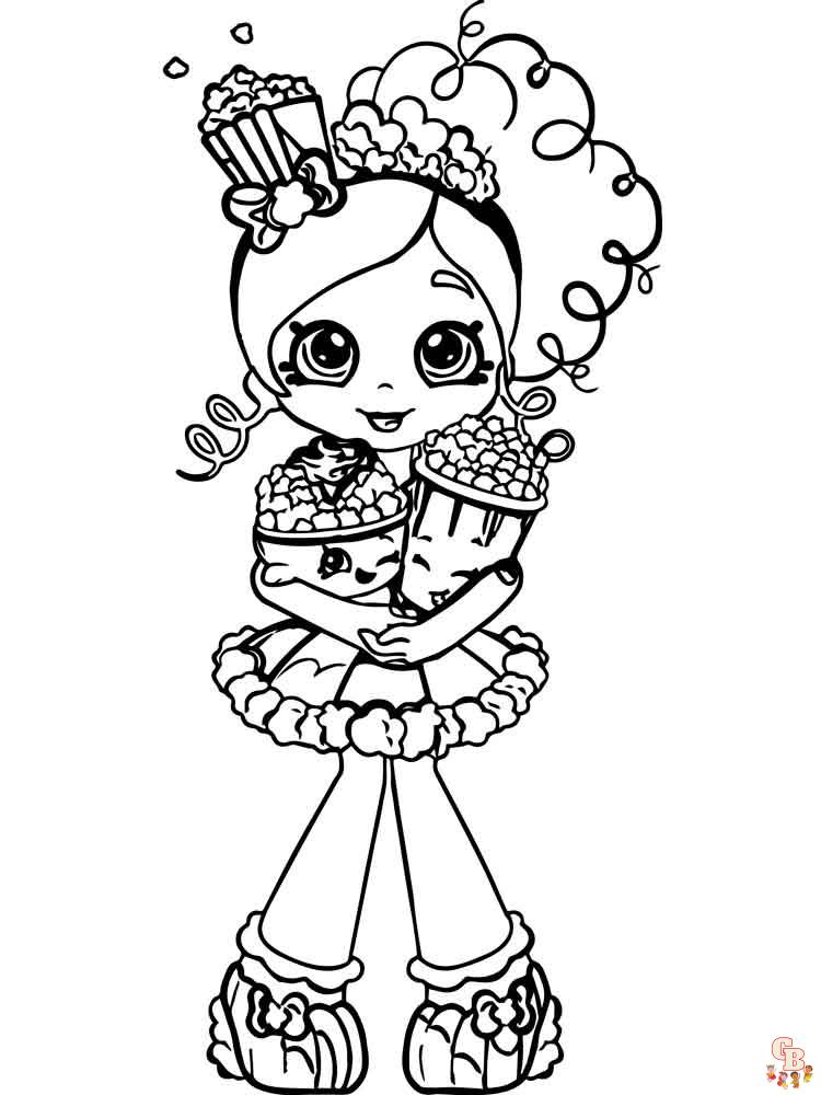 Shopkins coloring pages