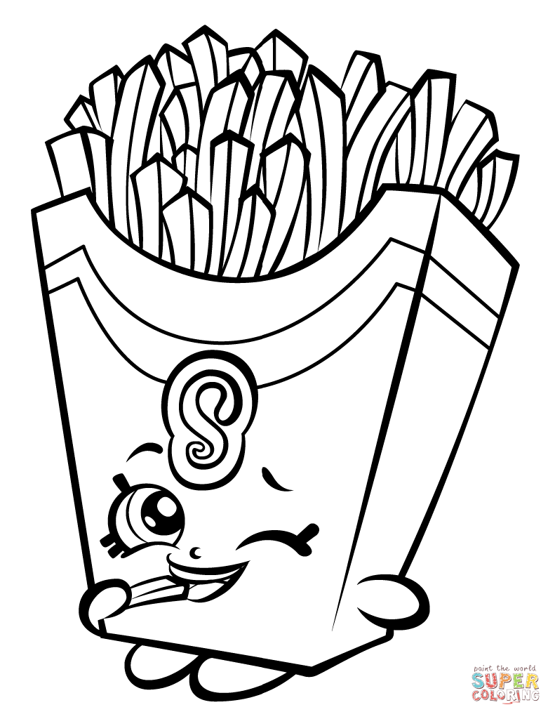 Fiona fries shopkin coloring page free printable coloring pages