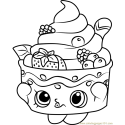 Shopkin coloring pages for kids