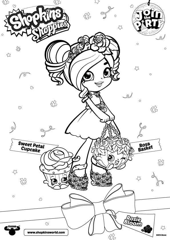 Printable shoppies coloring pages pdf