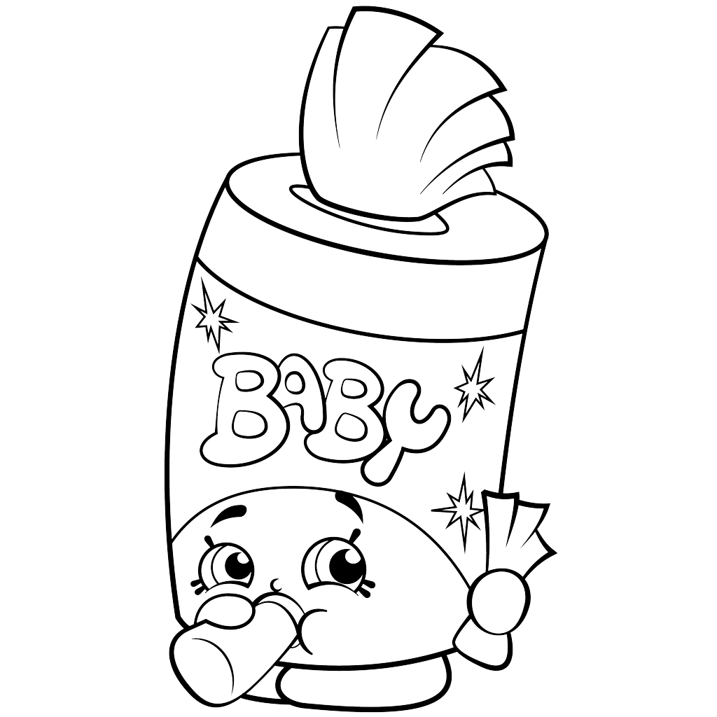 Shopkins coloring pages