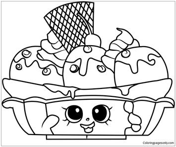 Shopkins coloring pages