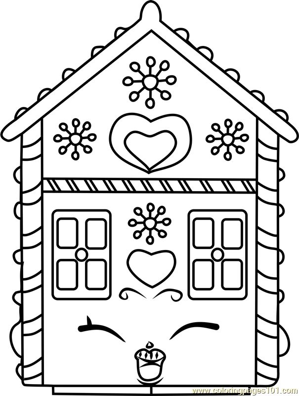 Ginger fred shopkins coloring page for kids