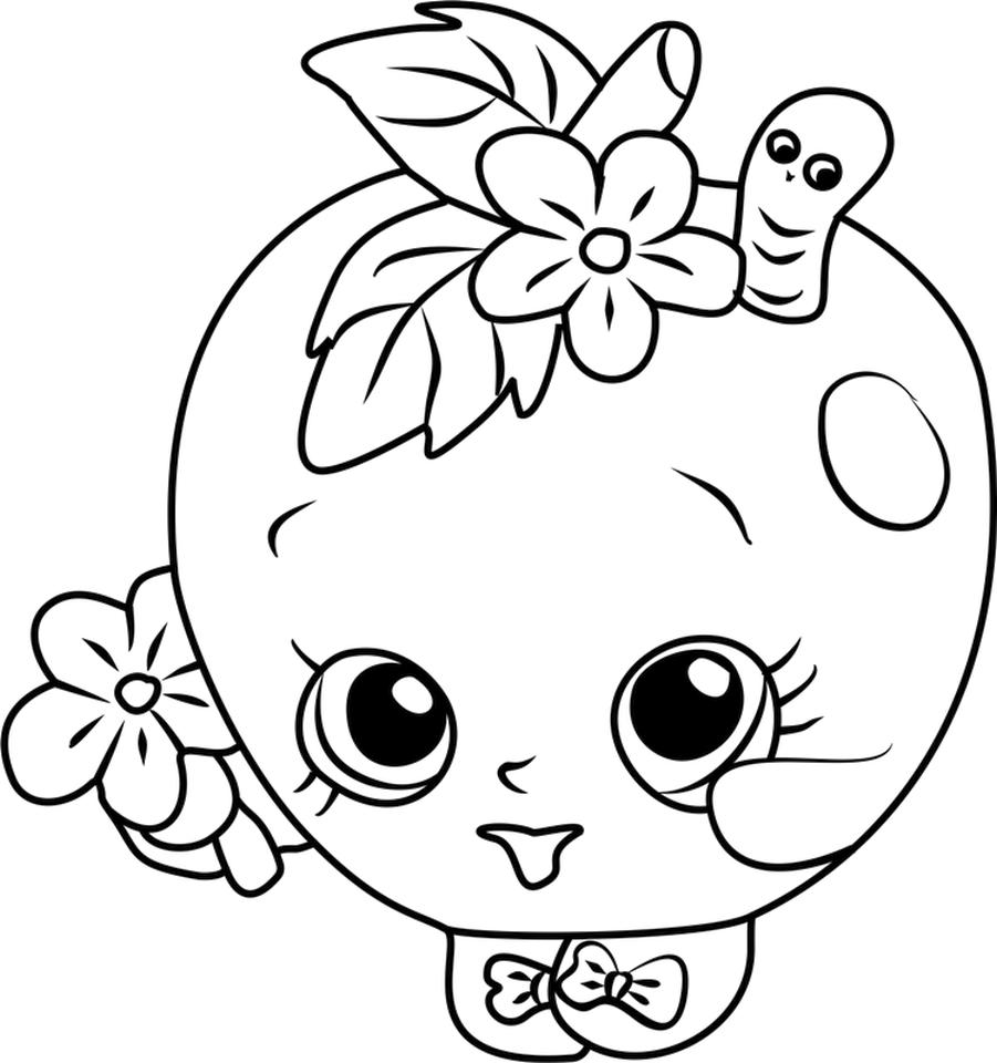 Get this shopkins coloring book pages apple blossom