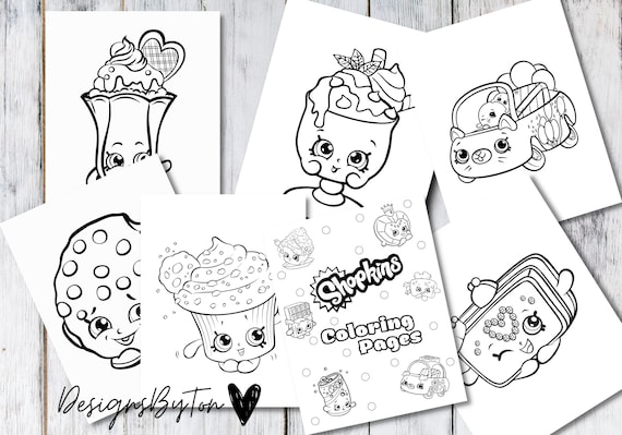 Shopkins coloring pages printable coloring book shopkins