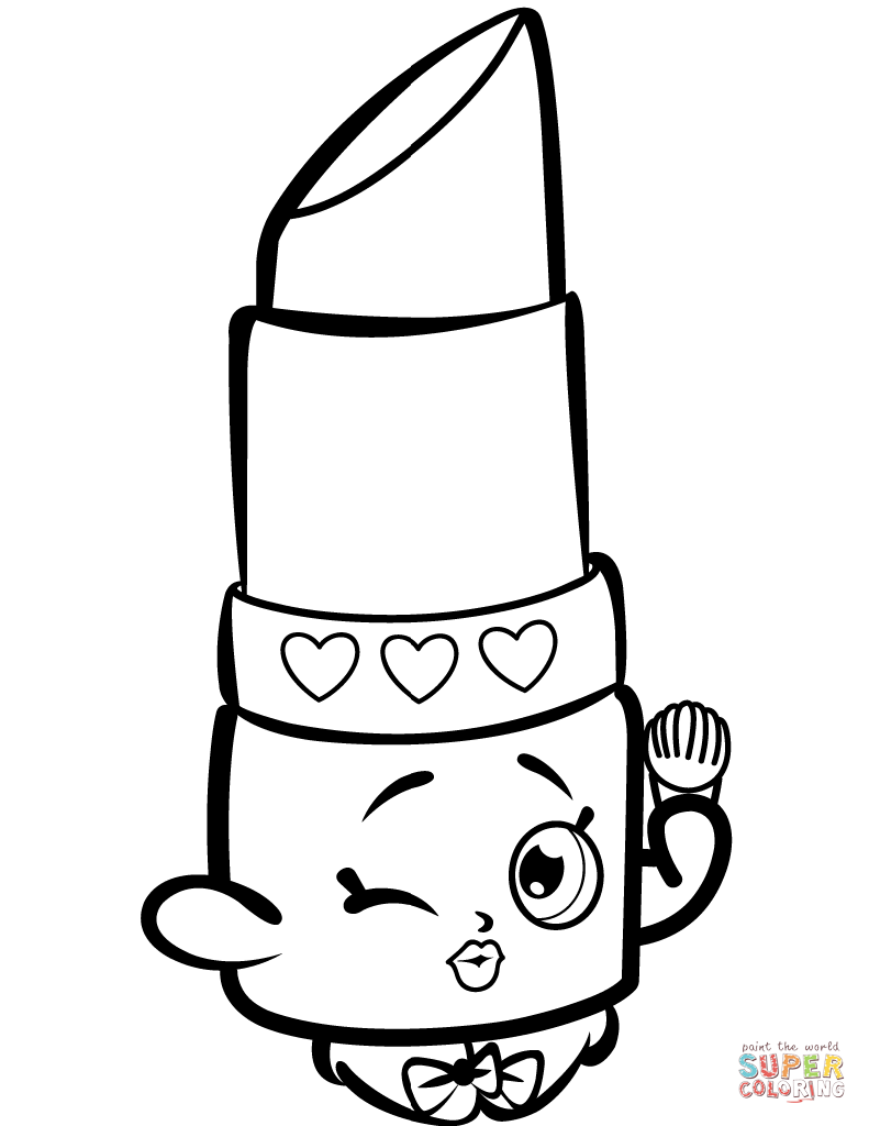 Beauty lippy lips shopkin coloring page free printable coloring pages shopkins coloring pages free printable shopkin coloring pages cupcake coloring pages