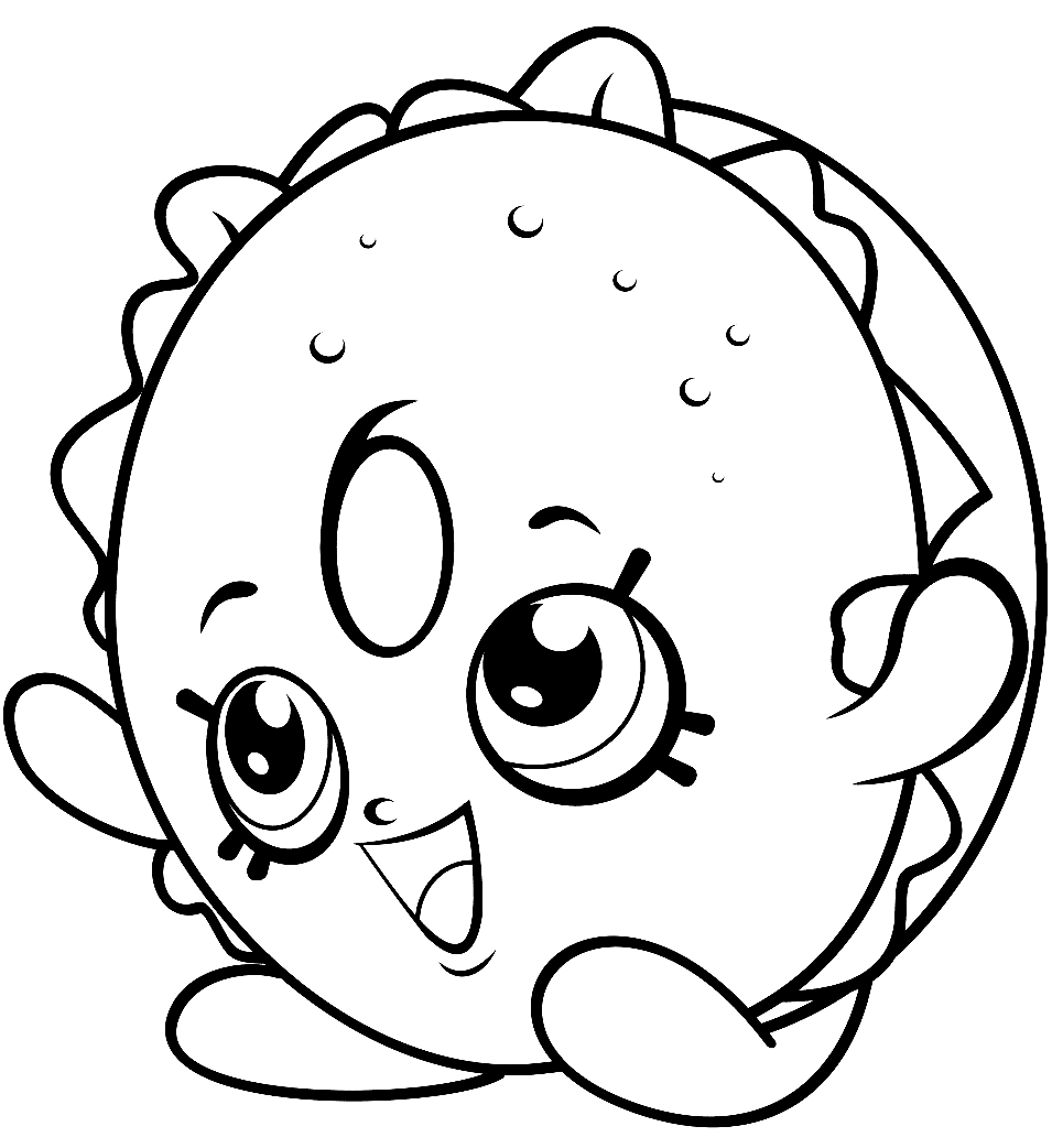 Shopkins coloring pages printable for free download