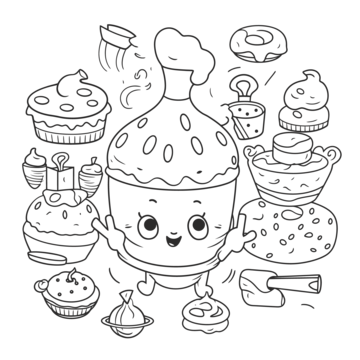 Shopkins waffle pages free coloring pages outline sketch drawing vector wing drawing ring drawing waffle drawing png and vector with transparent background for free download