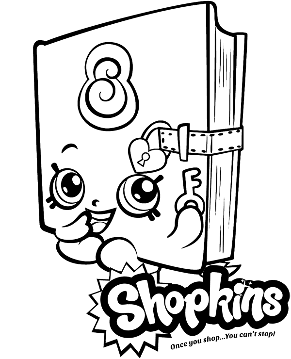 Secret sally coloring sheet shopkins