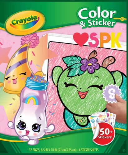 Crayola color sticker spk coloring book ct