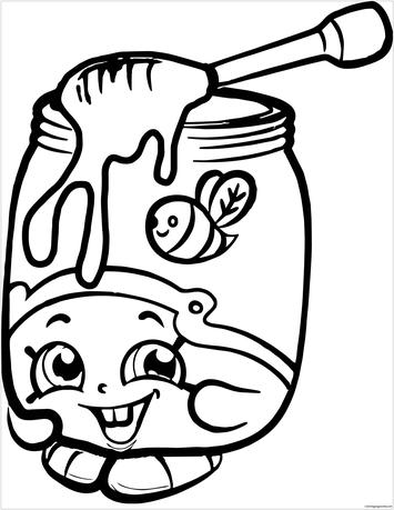 Shopkins coloring pages