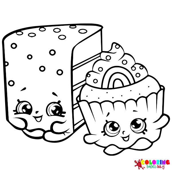 Shopkins coloring pages