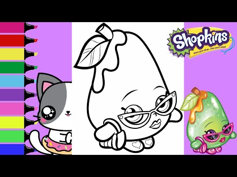 Shopkins coloring book pages sprinkled donuts jr