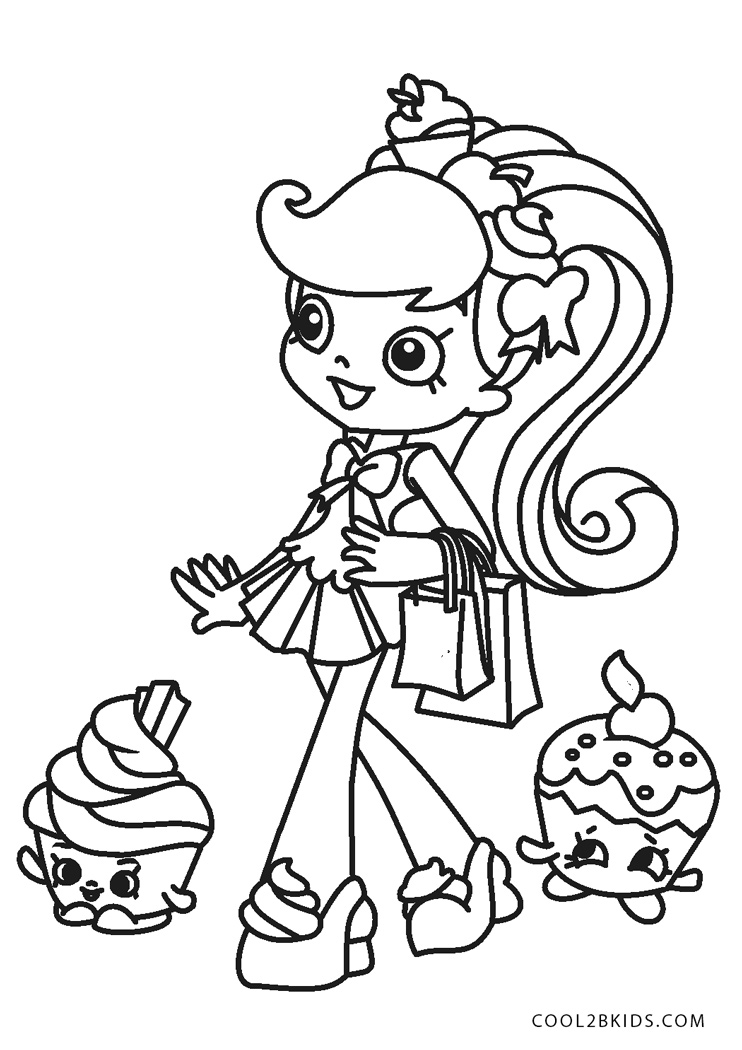 Free printable shopkins coloring pages for kids