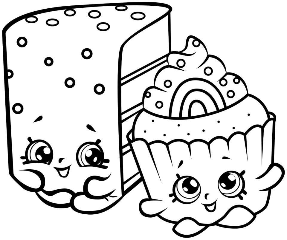 Get this shopkins coloring pages for kids cake bestfriends