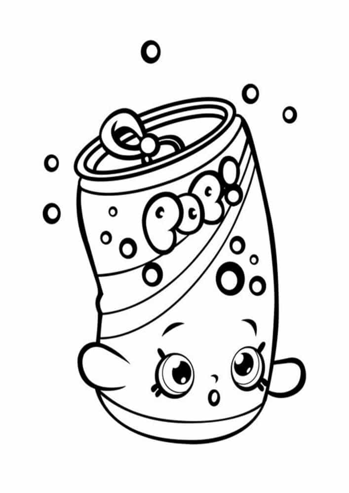 Free easy to print shopkins coloring pages