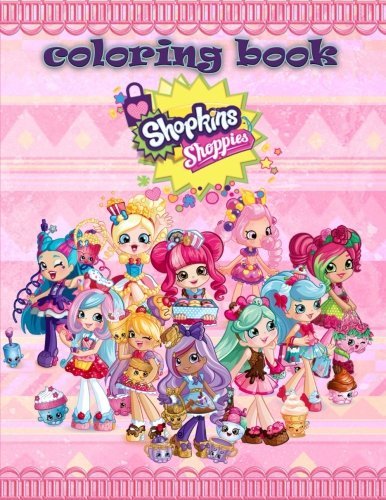 Shopkins shoppies coloring book great coloring pages for kids and adults candy and sweet girls by mrs fox