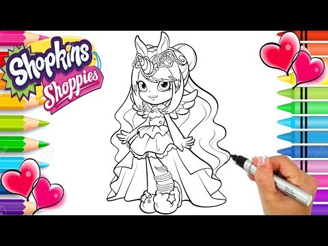 Shoppies coloring pages