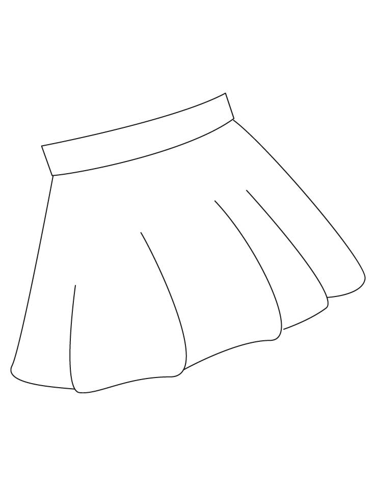 Skirt coloring pages download free skirt coloring pages for kids best coloring pages