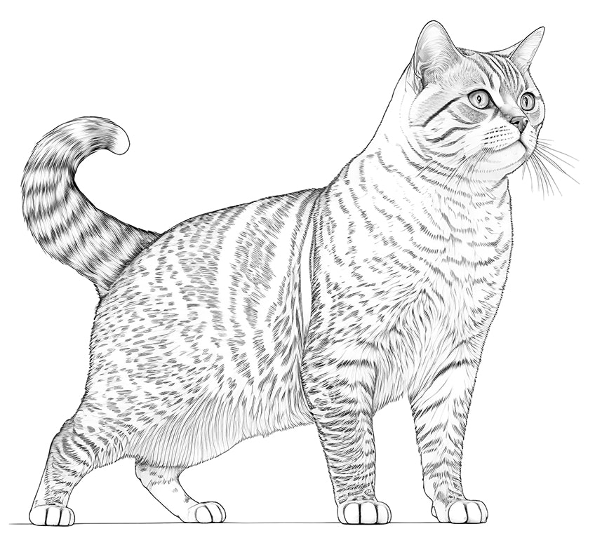 Cat coloring pages