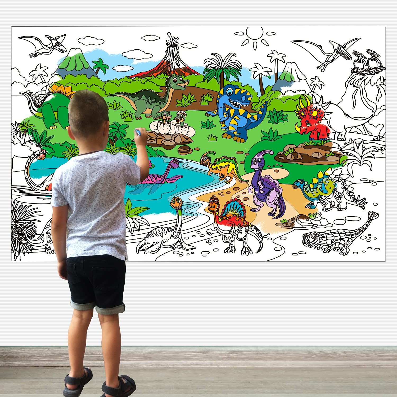 Alex art giant coloring poster