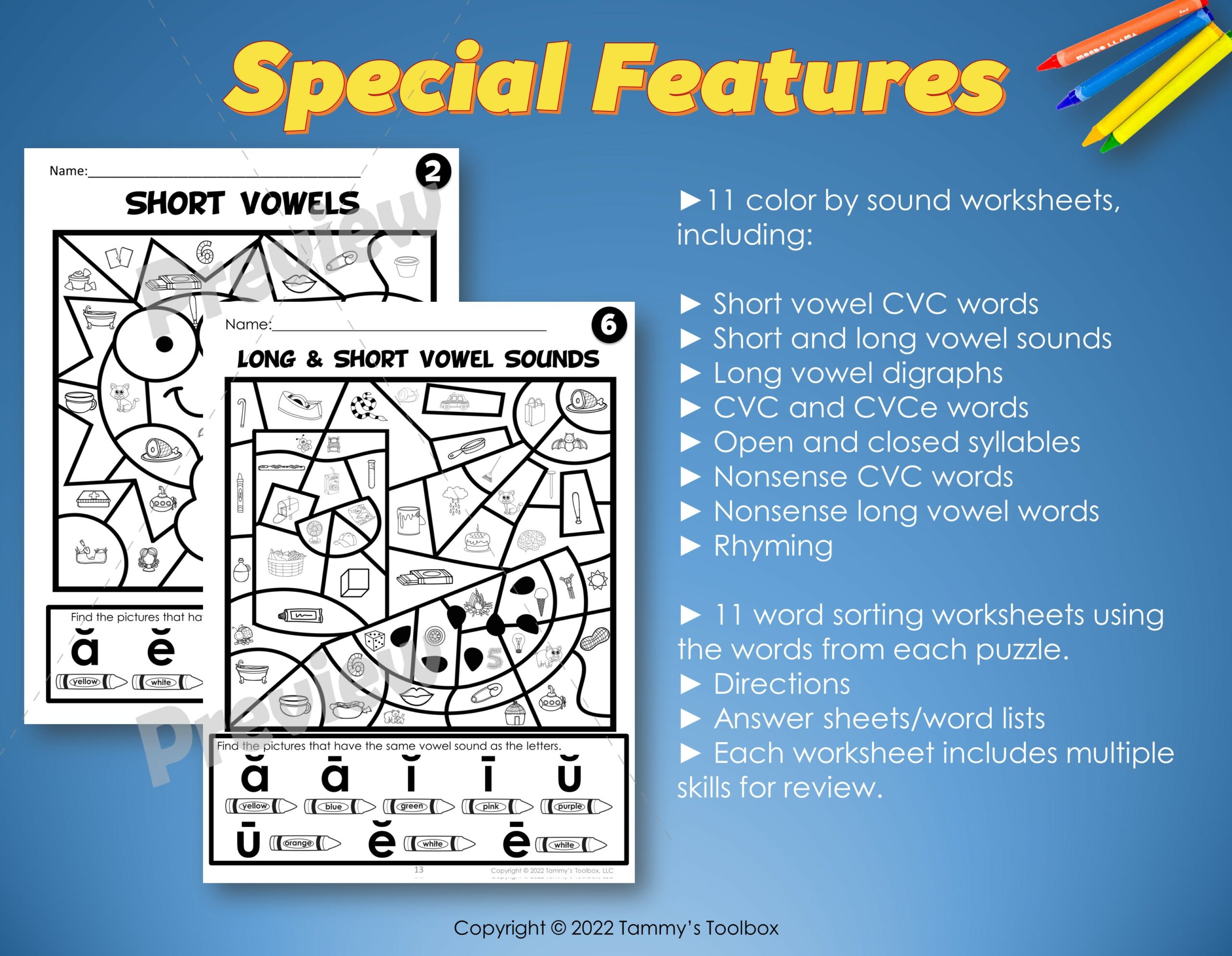 Summer phonics sound coloring pages for phonemic awareness made by teachers