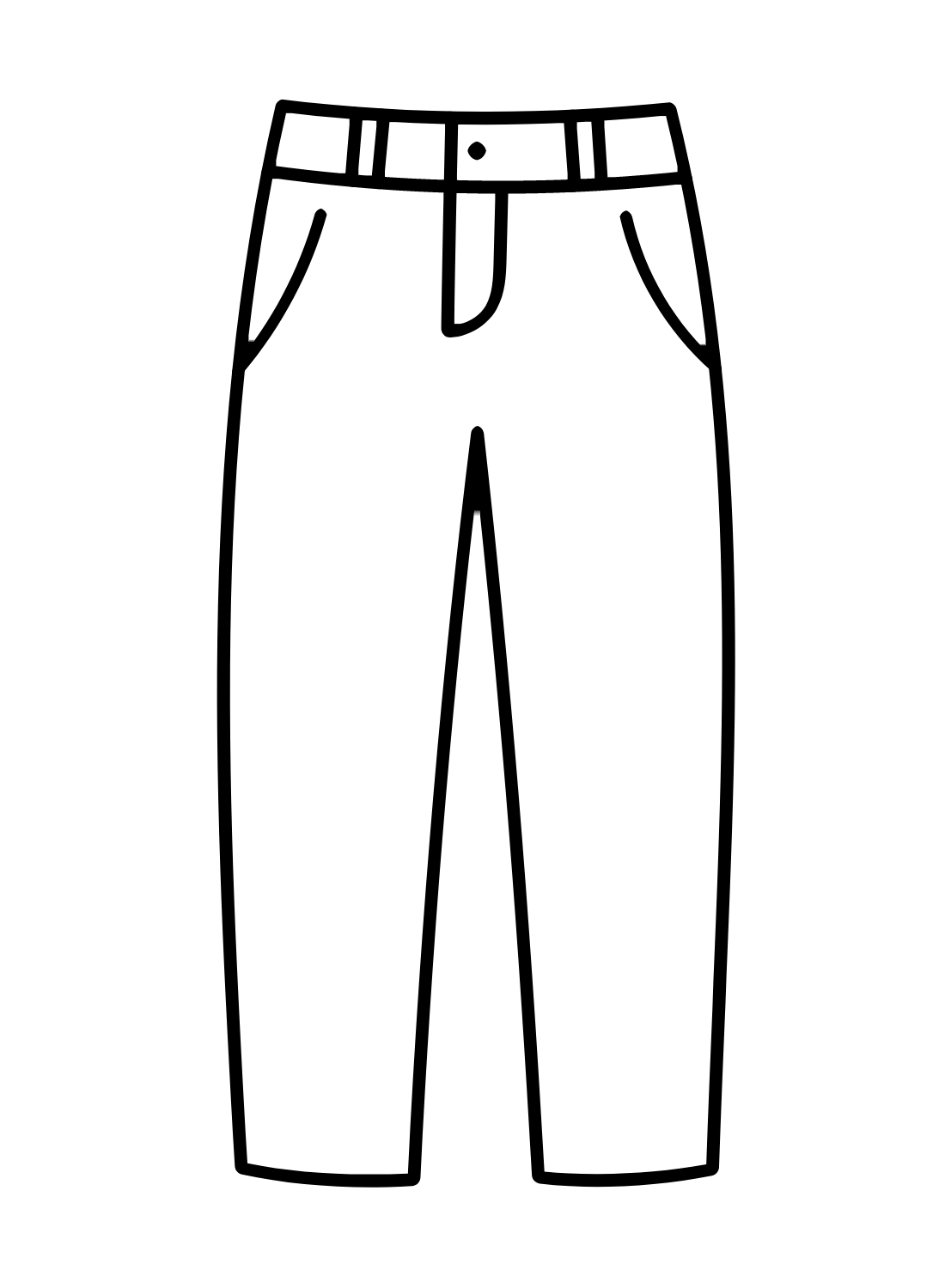 Pants coloring pages printable for free download