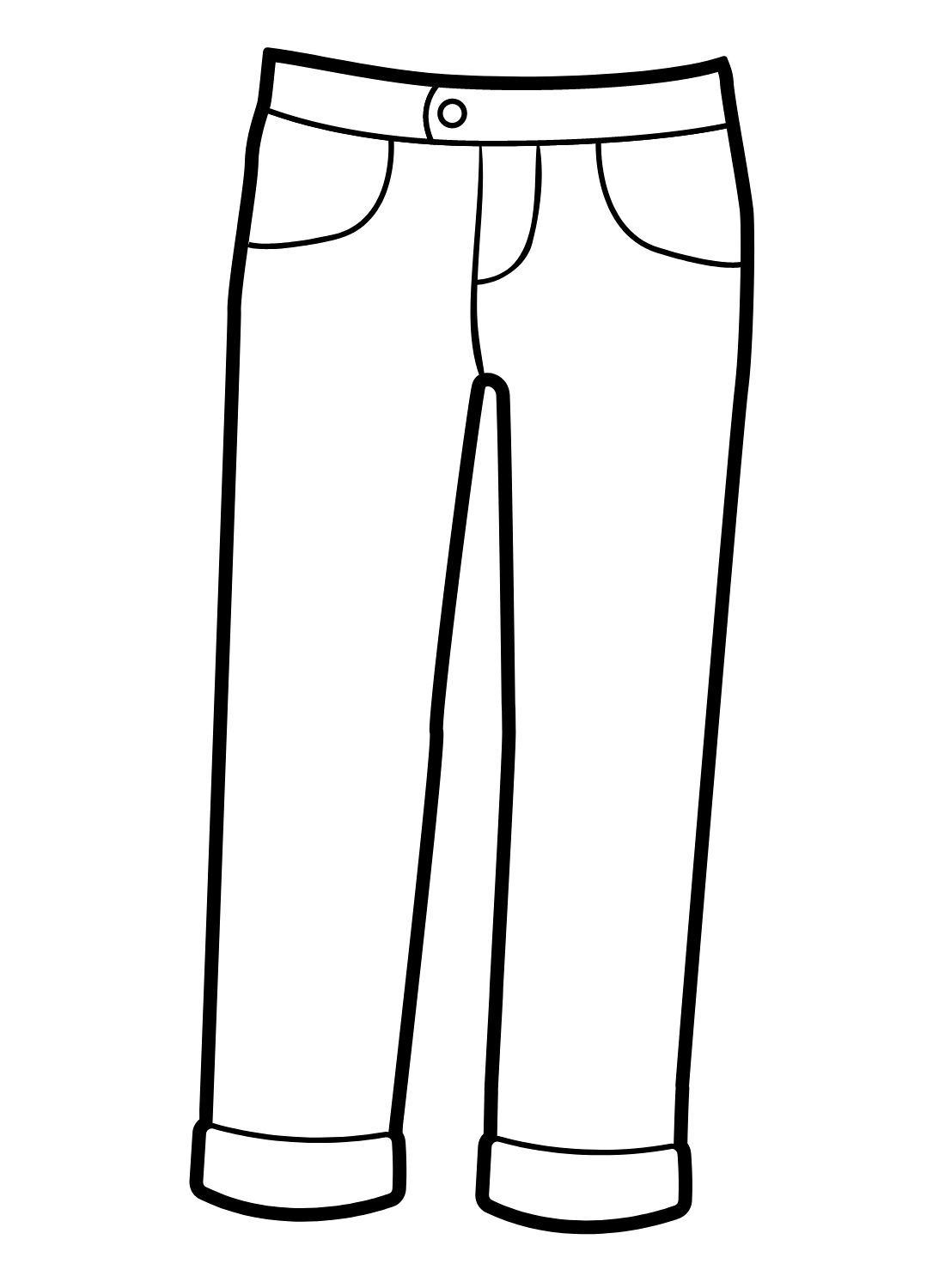 Pants coloring pages printable for free download