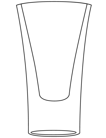 Shot glass coloring page free printable coloring pages