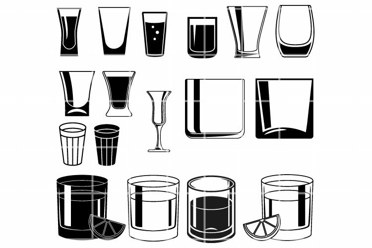 Shot glasses svg drinking svg shot glasses png clipart