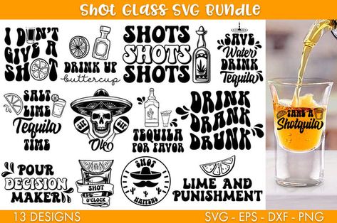 Shot glass svg file free