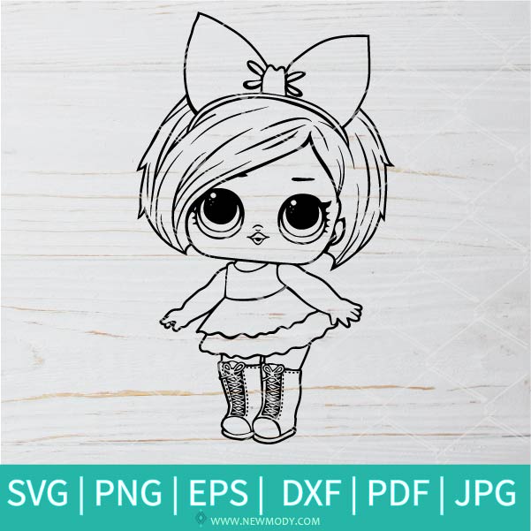 Lol surprise dolls outline svg bundle