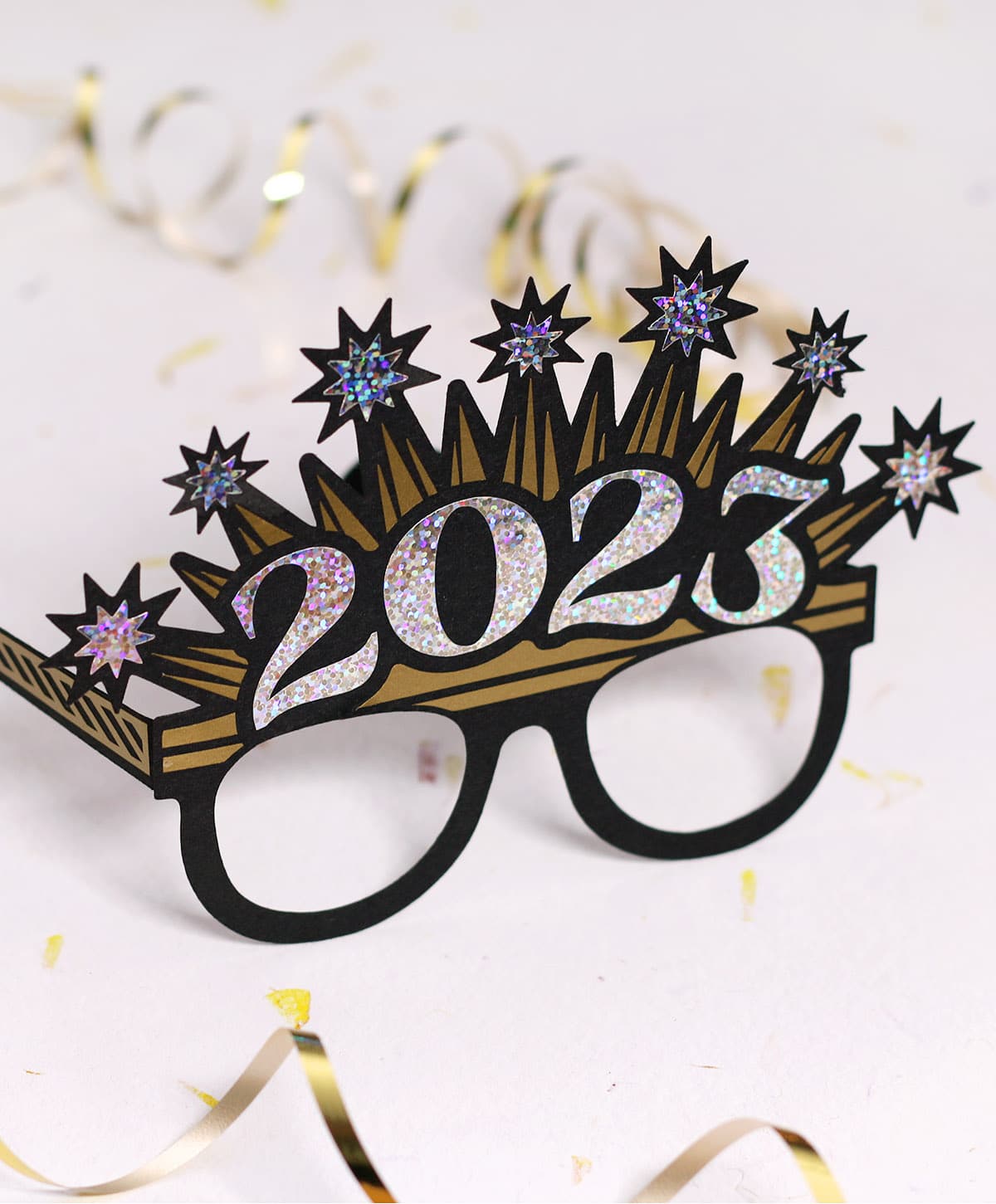 Diy new years eve glasses