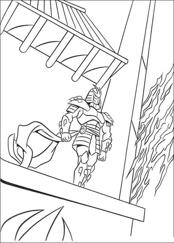 The shredder oroku saki coloring page free printable coloring pages