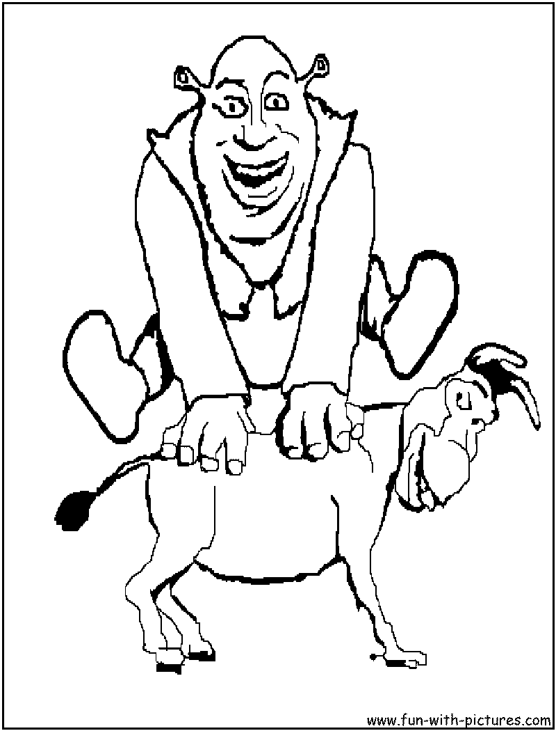 Shrek coloring pages