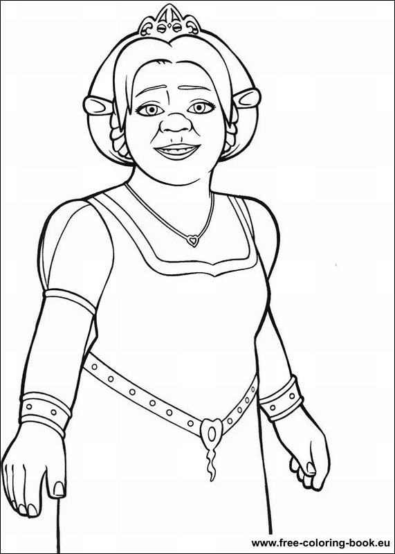 Coloring pages shrek