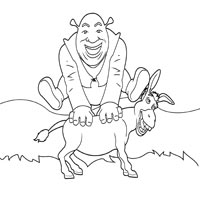 Shrek coloring pages