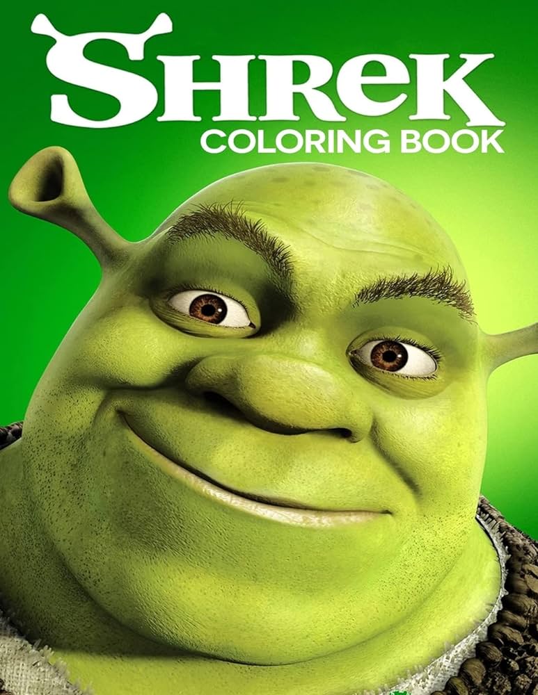 Shrek coloring book coloring book for kids and adults with fun easy and relaxing coloring pages buy online at best price in k