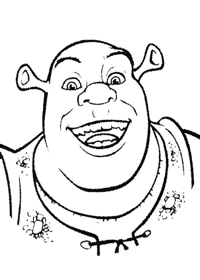 Funny shrek coloring pages pdf ideas