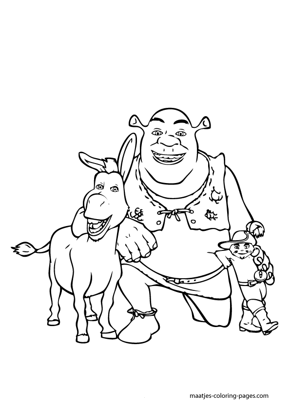 Shrek coloring pages